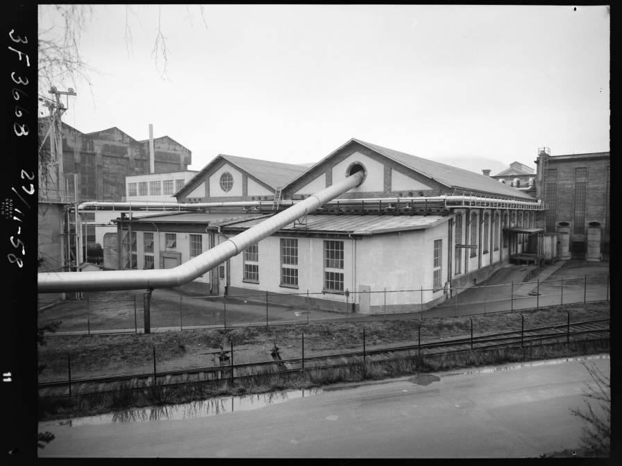 Ovnshus A østfasade 1958